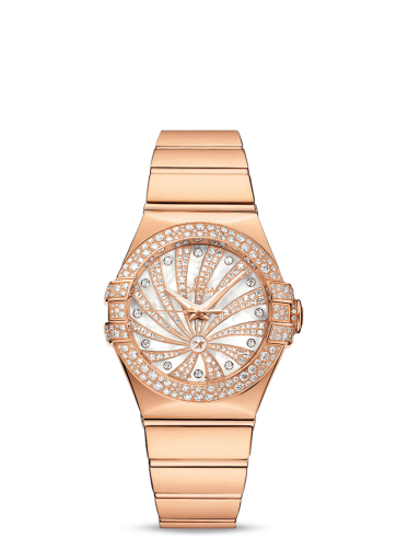 Omega Constellation Co-Axial 31 Red Gold / Snow / Diamond Supernova